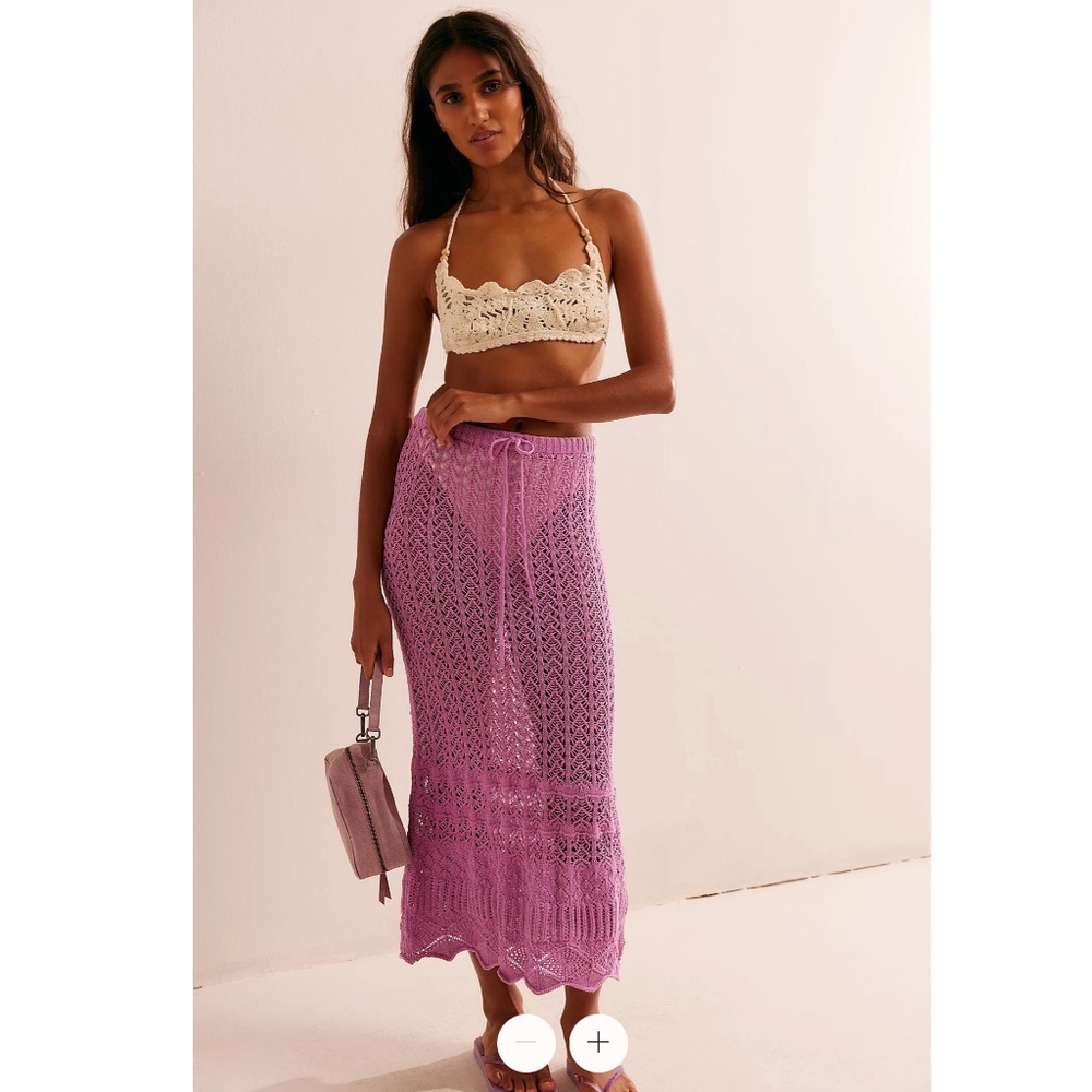 NWT Free People unlined knit Skirt